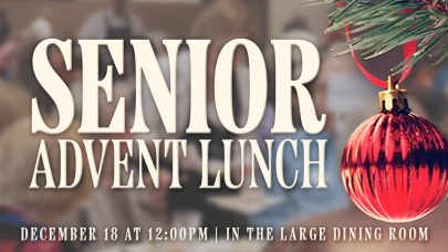 Senior Advent Luncheon